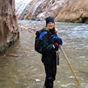 Winter Hiking in The Narrows, Zion National Park